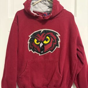 Temple Red Owl Graphic Hoodie